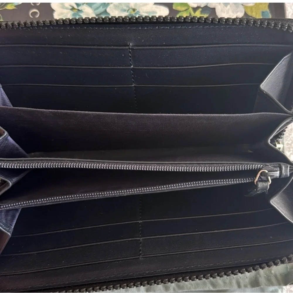 Gucci Supreme GG Monogram with Blue Floral Zippy Wallet - Made in Italy - NWT - Picture 16 of 17